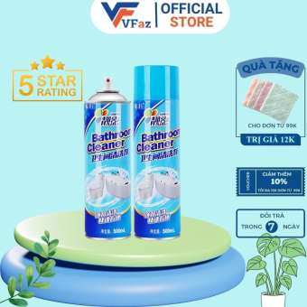 Bình Xịt Bọt Tuyết Nano Bạc Cao Cấp VFaz Chuyên Dùng Cho Nhà Vệ Sinh, Nhà Tắm, Chậu Rửa