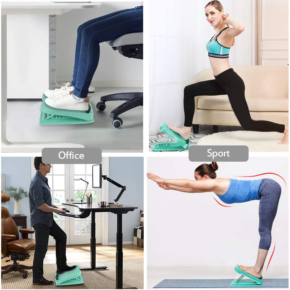 Aerobic Folding Stool Pedal Stretch Board Exercise Fitness Plates Boards For Foot Plate Massager Slimming Exerciser Pedal - Multi