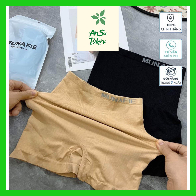 Quần Lót Nữ Nâng Mông Định Hình Gen Bụng MUNAFIE (Đùi) - Chất Vải Mịn Và Co Giãn Tốt - Quần Mặc Váy / Quần Lót Nâng Mông Nữ / Quần Lót Gen Bụng AS
