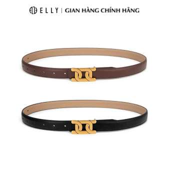 Dây thắt lưng nữ cao cấp da thật ELLY – ED73