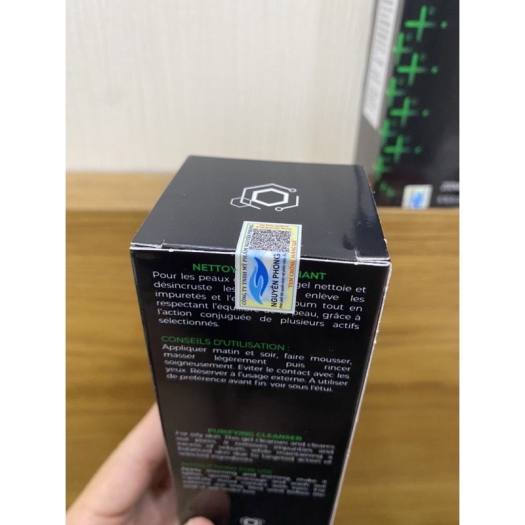 Sữa rửa mặt / Gel rửa mặt D2S Dermocosmetic Purifying Cleanser dành cho da nhờn mụn - xuất xứ Pháp - HSD 2023