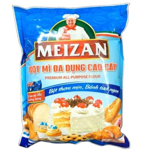 Sỉ 1 thùng bột mì meizan, 10 gói bột mì meizan 1kg