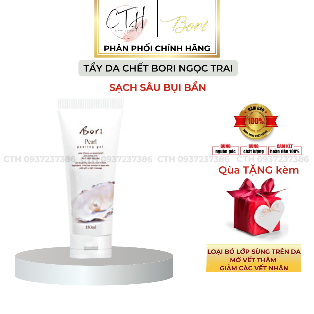 Tẩy tế bào chết bori pearl peeling gel - vị ngọc trai 180ml