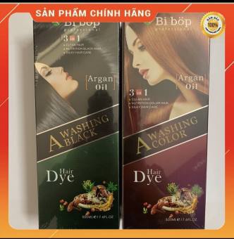 DẦU GỘI PHỦ BẠC ĐEN (NÂU) TÓC BIBOP NHẬT BẢN - GỘI LÀ ĐEN TÓC ( NÂU TÓC )