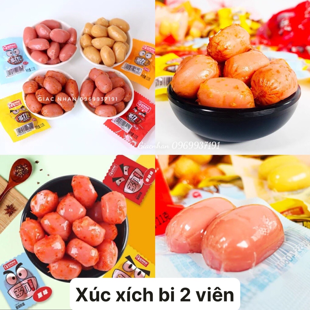 Combo 10 xúc xích bi 2 viên