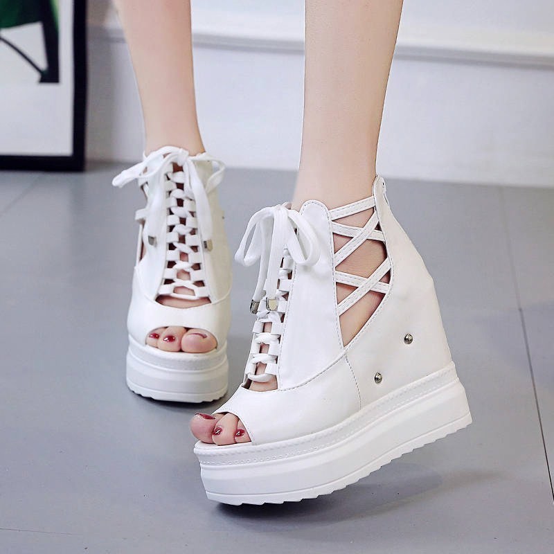Giày Sandal nữ đế xuồng cá tính phong cách Hàn Quốc S115