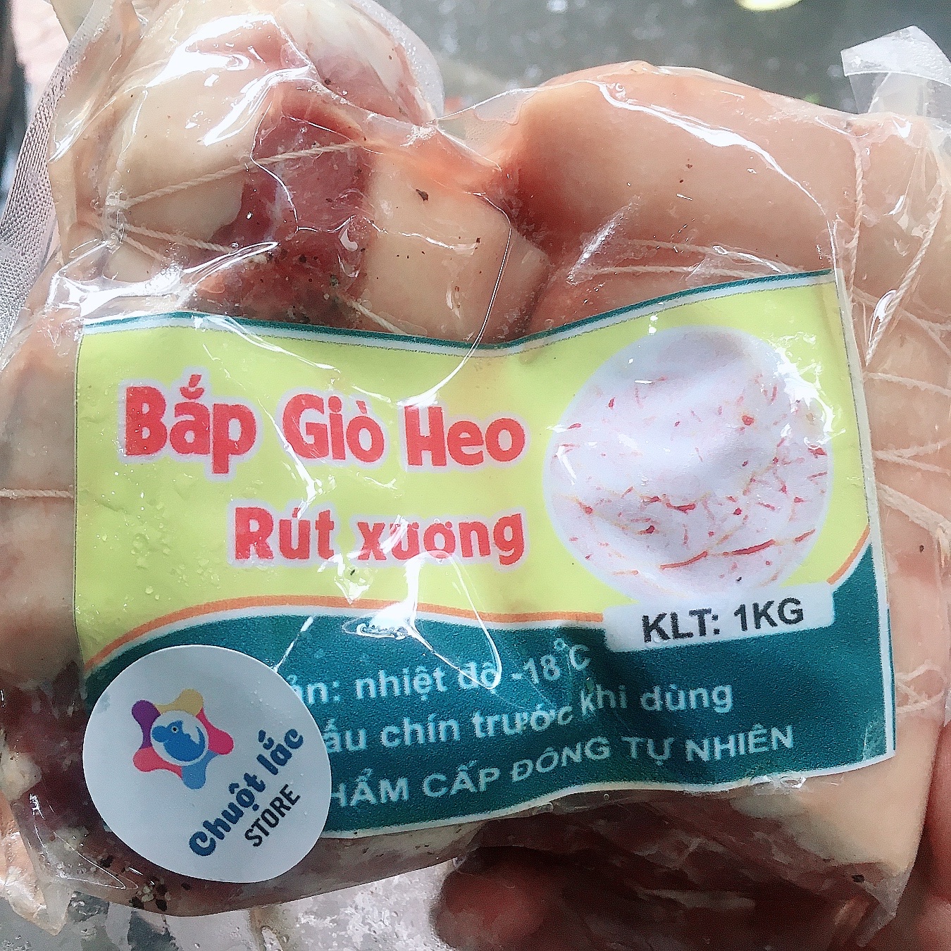 Bắp giò heo rút xương 1kg chỉ giao hỏa tốc TPHCM