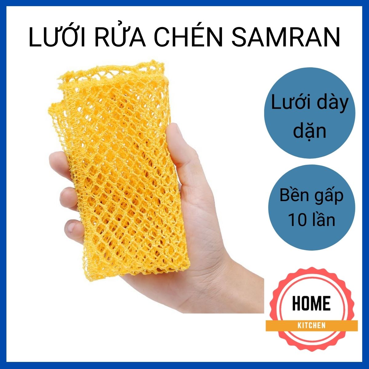 Lưới rửa bát, rẻ rửa bát Samran kích thước 330*310. Hàng cao cấp, an toàn cho sức khỏe, dễ dàng vệ sinh. Bền gấp 10 lần, hàng Việt Nam chất lượng cao