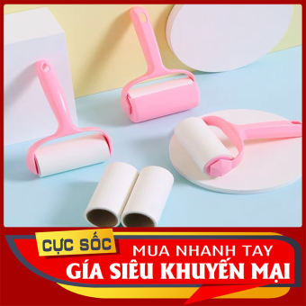 Cây Lăn Dính Bụi Quần Áo, Vệ Sinh Chăn Mền, Lông Thú Cưng  TẶNG Lõi Lăn Tiện Lợi