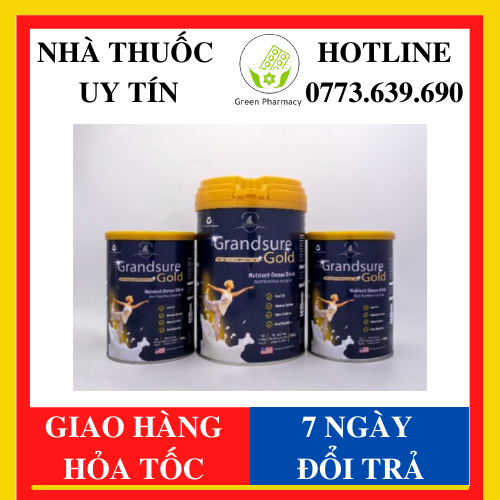 [CHÍNH HÃNG – GIÁ SỈ] Sữa non hỗ trợ xương khớp grandsure gold 400gr  - Green Pharma 1