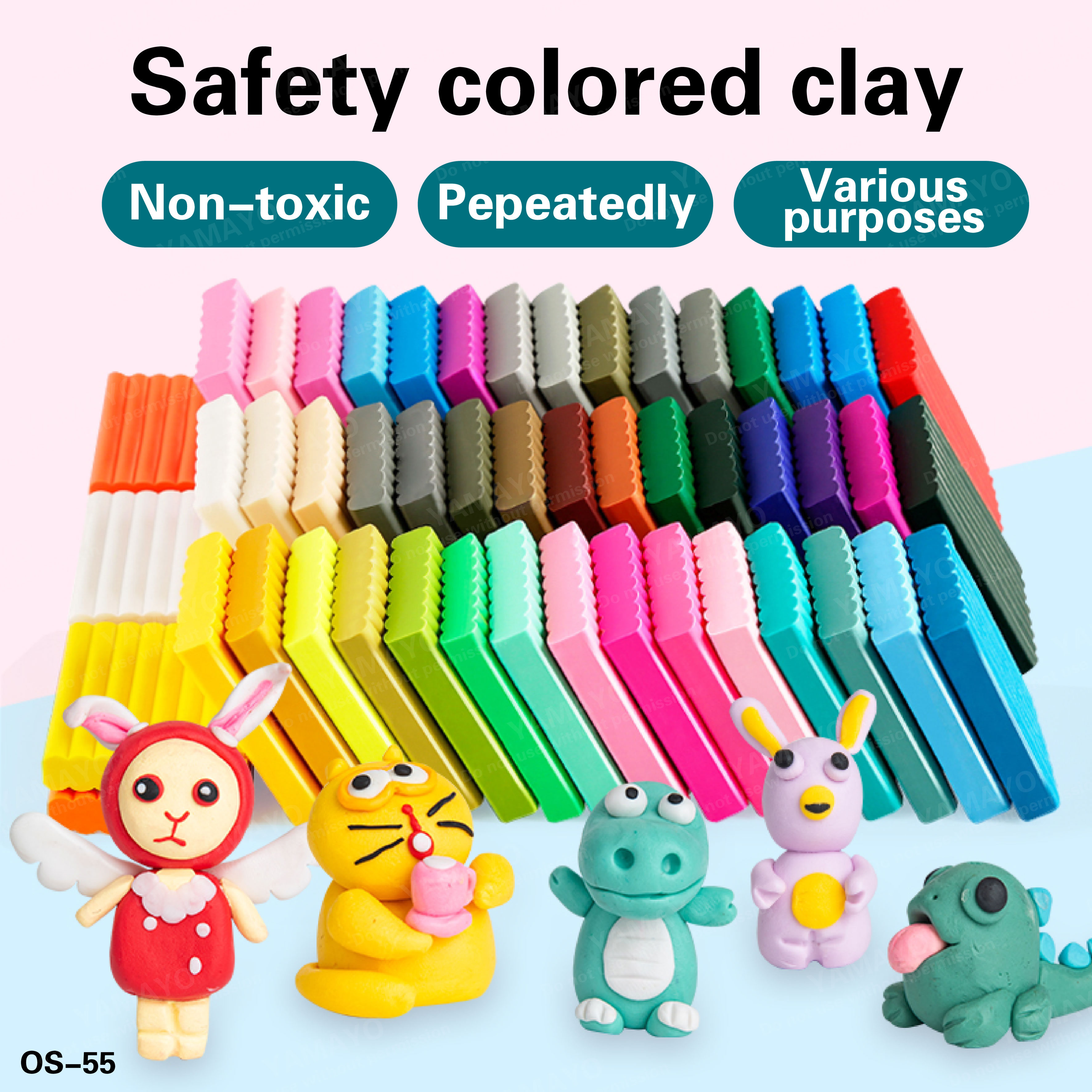 24 Colors Air Dry Clay,DIY Creative Modeling Clay,Light DIY Clay with Tools  for Art Crafts,Best Gift for Kids
