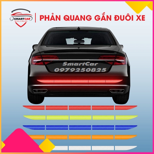 Bộ 5 miếng dán phản quang cảnh báo gắn đuôi xe hơi tiện lợi chất lượng cao | SmartCar