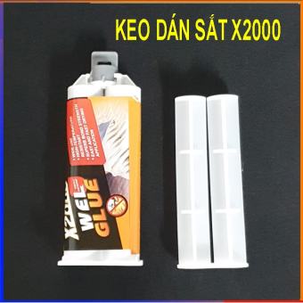 Keo dán sắt thép kim loại X2000 Nhật Bản siêu bền hàn gắn các vết nứt chịu được nhiệt độ cao , chịu va chạm mạnh