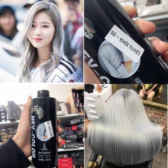 Thuốc Nhuộm Phủ Bóng Pha Sẵn 5D Hàn Quốc Mùa Khói Tuyết