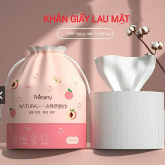 Khăn Mặt Khô Đa Năng Dùng 1 Lần Animerry Lau Khô, Lau Ướt- Cuộn 50 Khăn Giấy Khô Siêu Dai, An Toàn Cho Da Nhạy Cảm