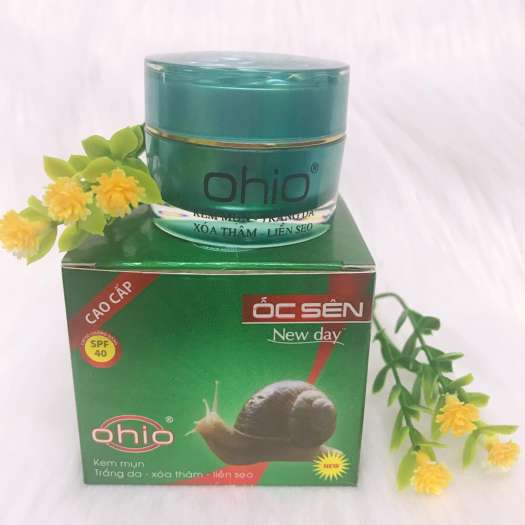Kem Mụn - Xóa thâm - Liền Sẹo Ốc Sên OHIO New Day (18g)