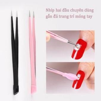 Nhíp hai đầu chuyên dùng gắn đá trang trí móng tay