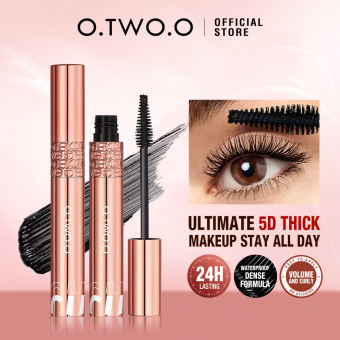 O.TWO.O Mascara Không thấm nước kéo dài và Curling mặc lâu chống mồ hôi Lông Mi Đen Dài Và Quăn Không lem Chống nhoè Trang điểm 7ml