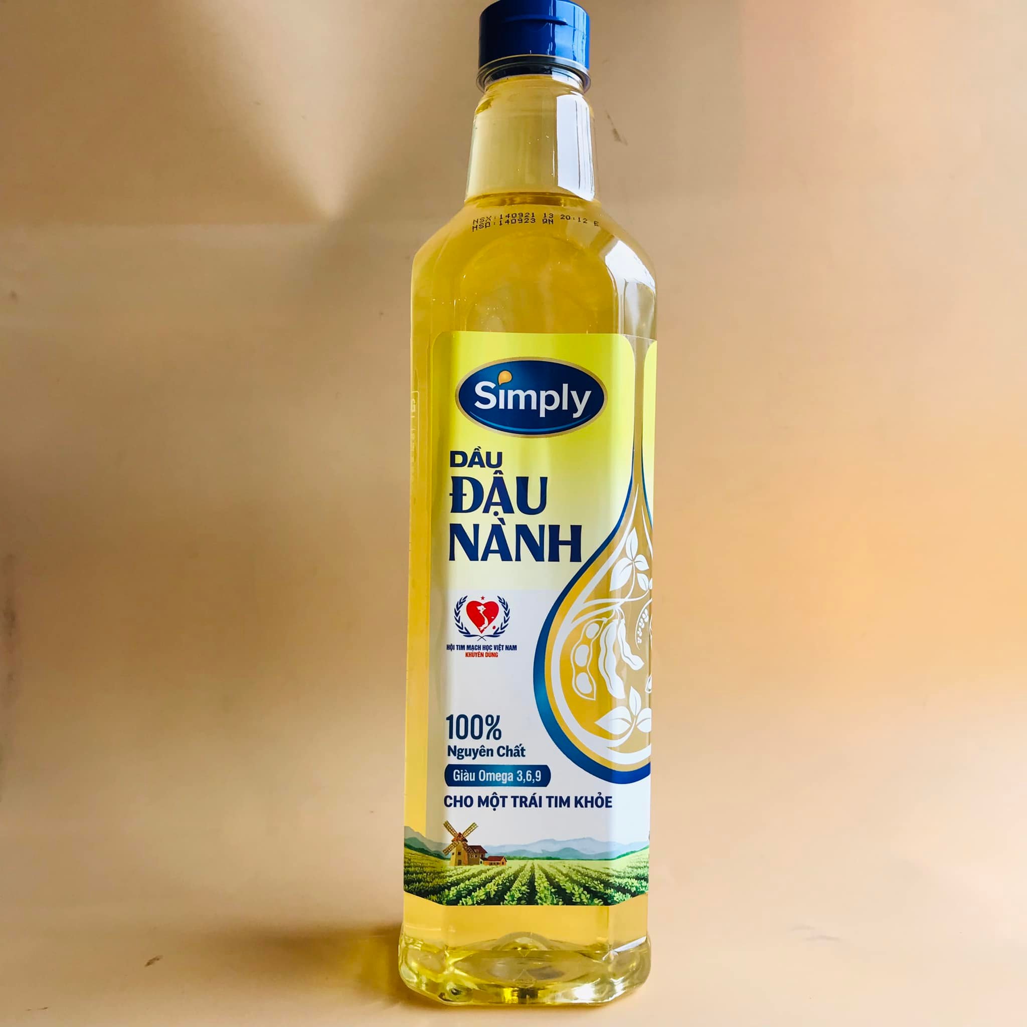 Dầu ăn Simply đậu nành 1L