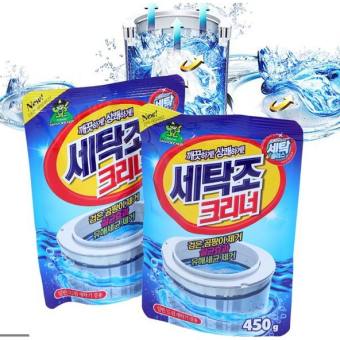 Bột tẩy vệ sinh lồng máy giặt loại bỏ chất cặn, diệt vi khuẩn mùi hôi 450g - Kaizo Mart