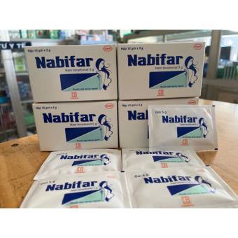 Nabifar muối rửa vệ sinh phụ nữ, tăng kiềm