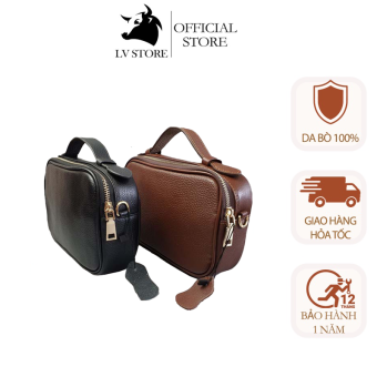 Clutch Hộp Nam Cầm Tay Da Bò Thật Sang Trọng CT03 Ví Nam Cầm Tay Kết Hợp Túi Đeo Chéo Tiện Lợi Bóp Nam Da Bò Hàng Hiệu Cao Cấp Đi Chơi Dự Tiệc Cam Kết Bảo Hành 12 Tháng Nếu Phát Hiện Lỗi Của NSX - LV Store 17