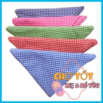 Set 10 Chiếc Tã Chéo Cho Bé Sơ Sinh, Tã Xéo Caro (70x38 cm)