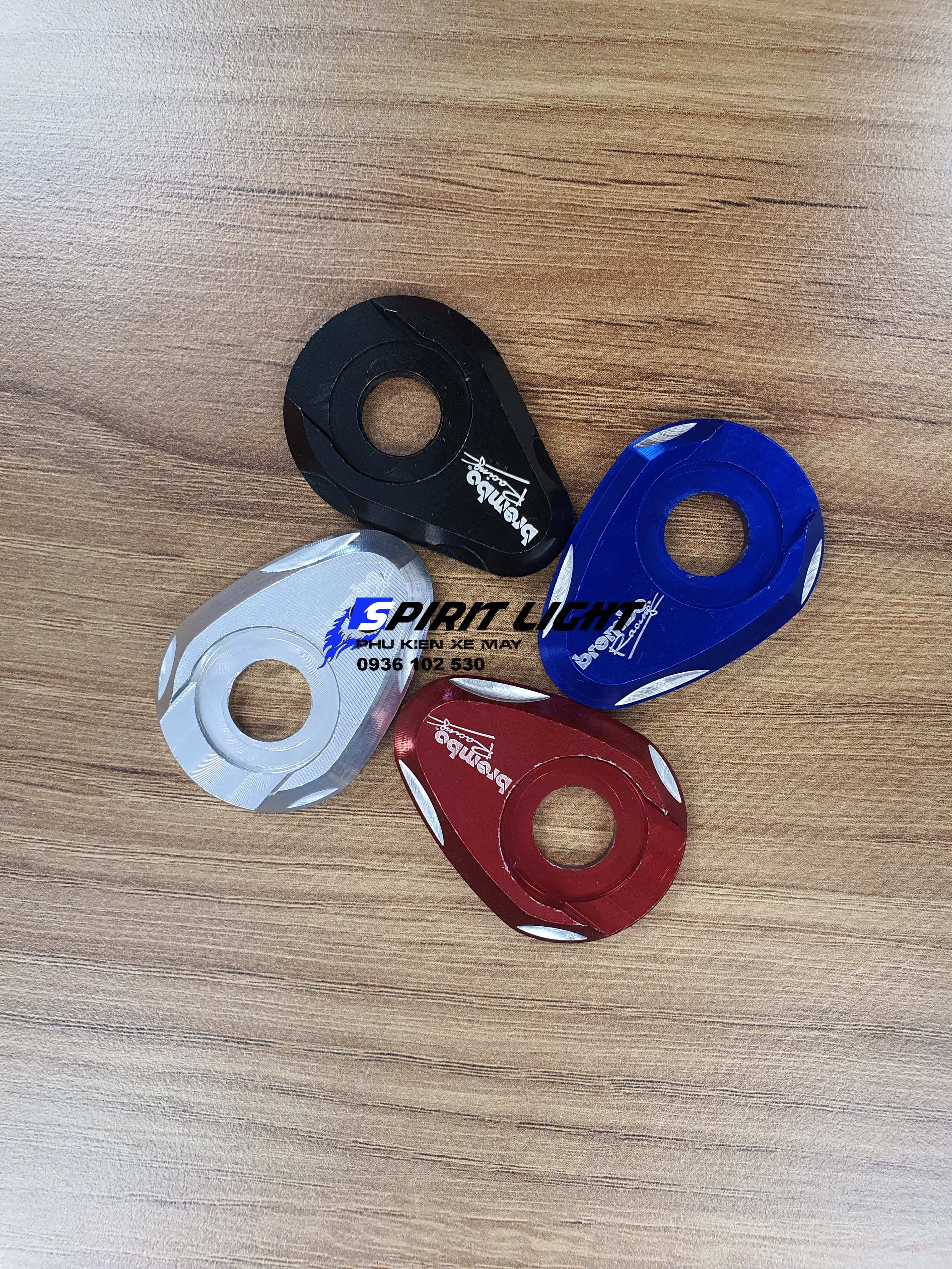 1 cặp long đền nhôm cnc bít lỗ xi nhan gắn exciter, winner, bandit, gsx, mô tô pkl độ xi nhan l4,l19,l17 spirit beast