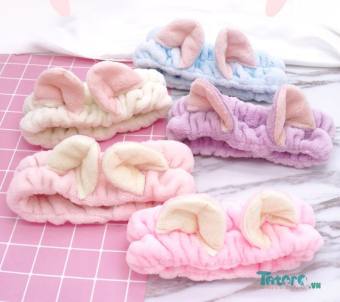 Băng Đô Cài Tóc Gọn Gàng Tai Mèo Siêu Xinh