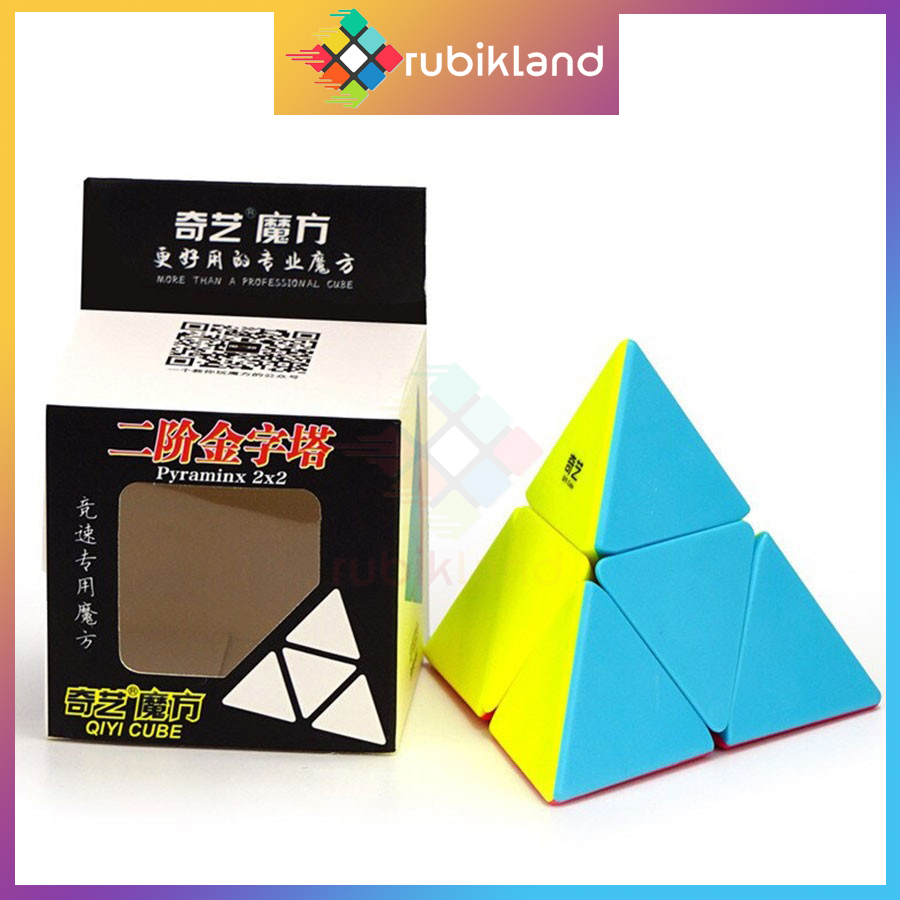 Rubik Tam Giác QiYi Pyramorphix QiYi Pyraminx 2x2 Stickerless Đồ Chơi Trí