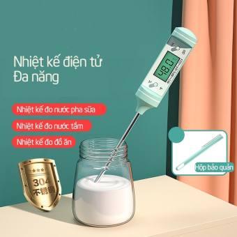 Que đo nhiệt độ MISUTA model: M0755 – Nhiệt kế điện tử đo nhiệt độ pha sữa, đồ ăn, nước tắm tiện dụng