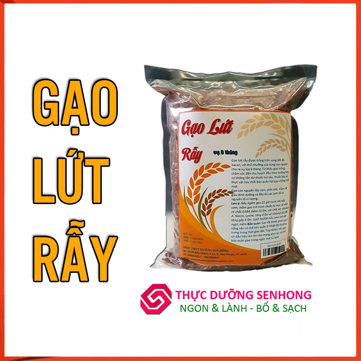 Gạo lứt đỏ (1kg) Gạo rẫy trồng trên vùng đất cao nguyên thuần tự thiên.