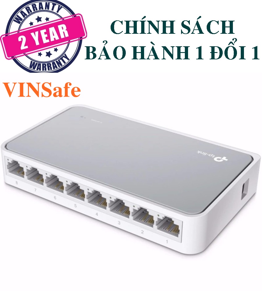 Switch ( bộ chia tín hiệu ) TP-Link TL-SF1008D - 8 port - Tem FPT / ANH NGỌC phân phối
