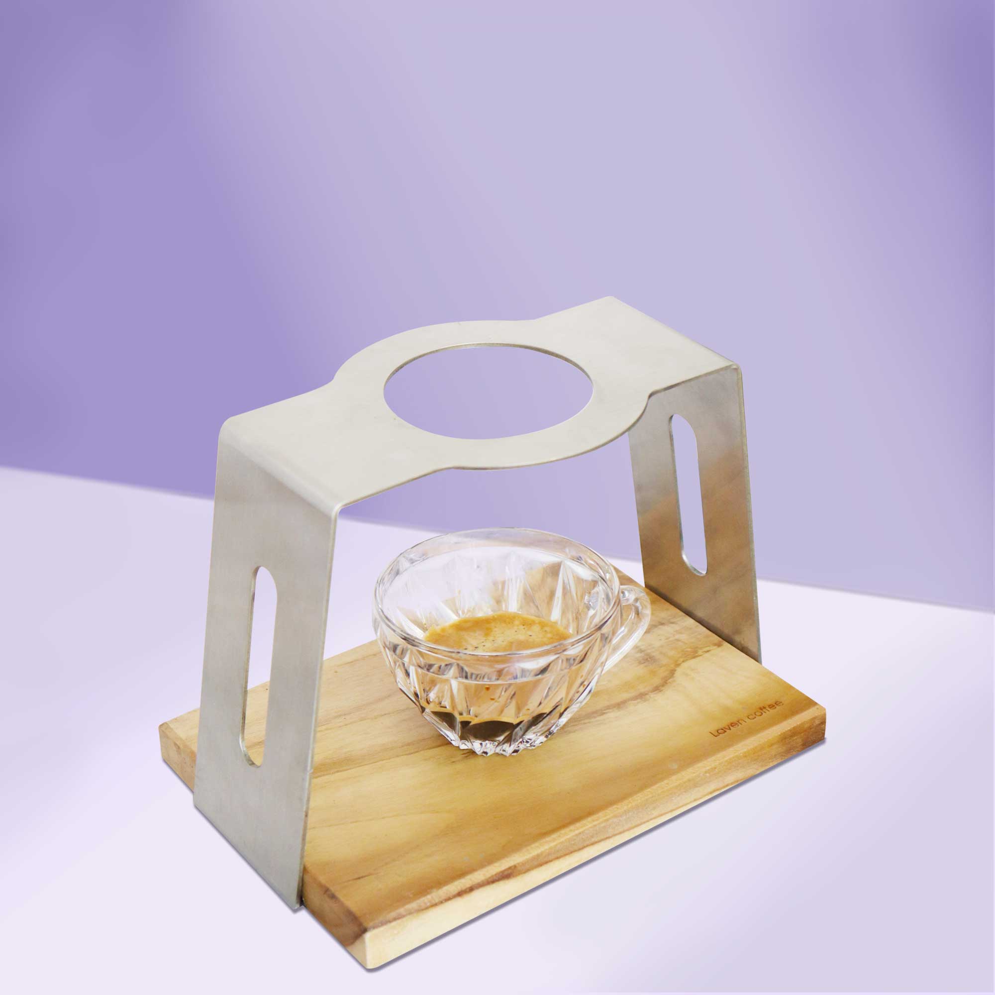 Giá đỡ/ kệ inox đa năng dùng để máy Staresso Mirage, phin, phễu pour over - Laven Coffee