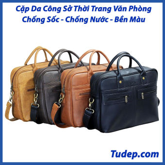 Cặp Da Tư Đẹp Cao Cấp Cặp Xách Da Nam Đeo Chéo Đa Năng Công Sở Đi Học Chơi Đựng Latop Cấp 1 2 3( HQ13)