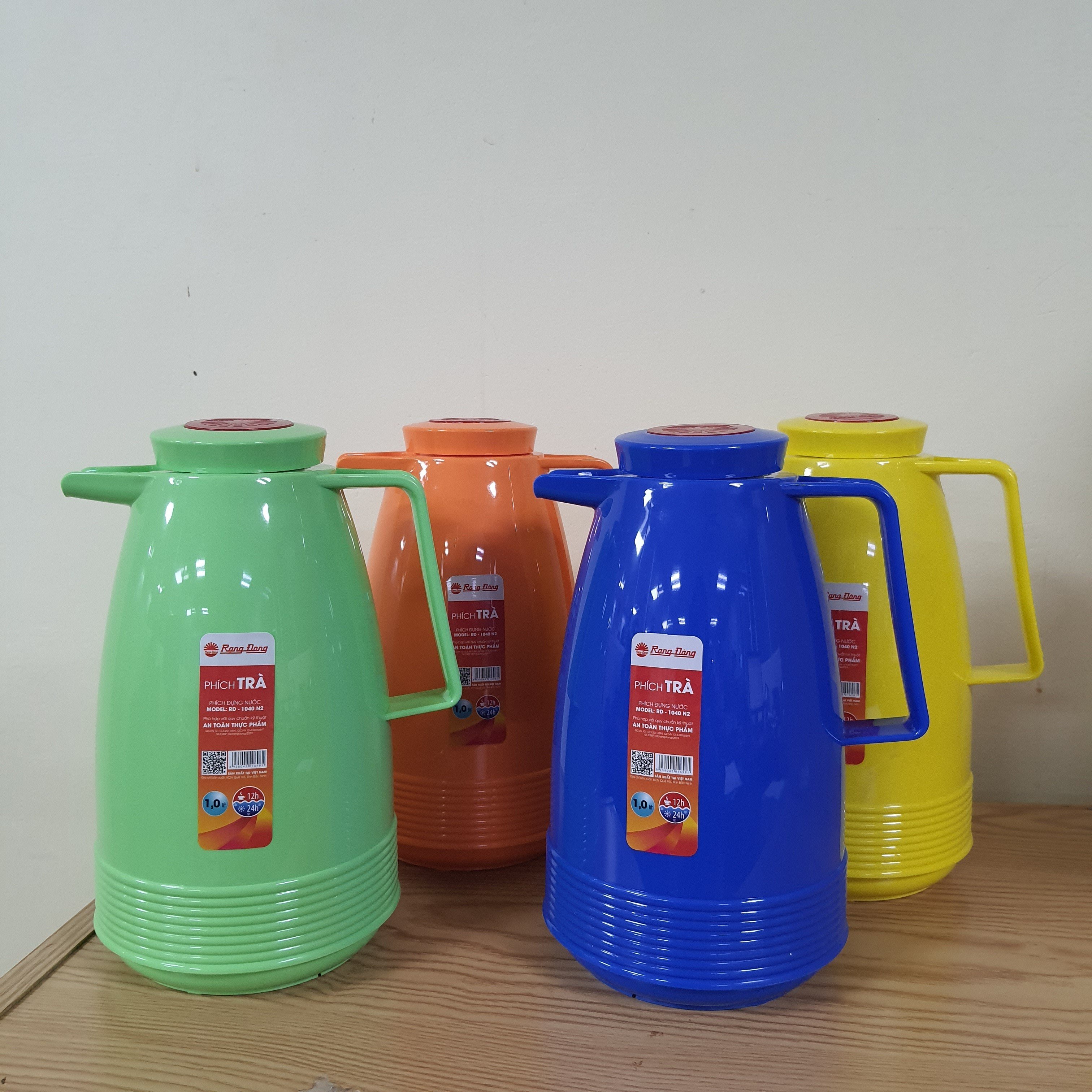 Phích nước rạng đông, giữ nhiệt tốt, dung tích 1 lít rd-1040 n2