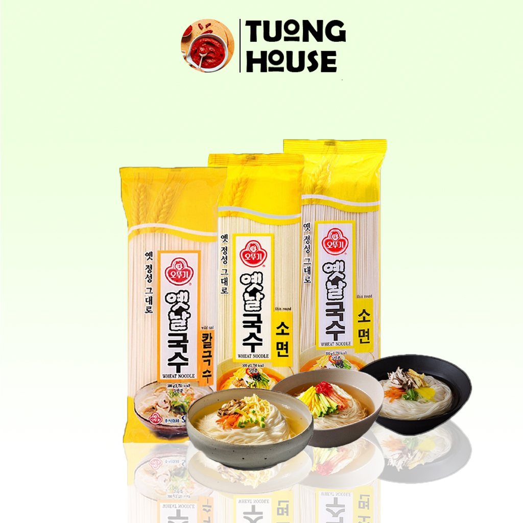 Mì hàn quốc sợi nhỏ/trung/lớn 500 ottogi