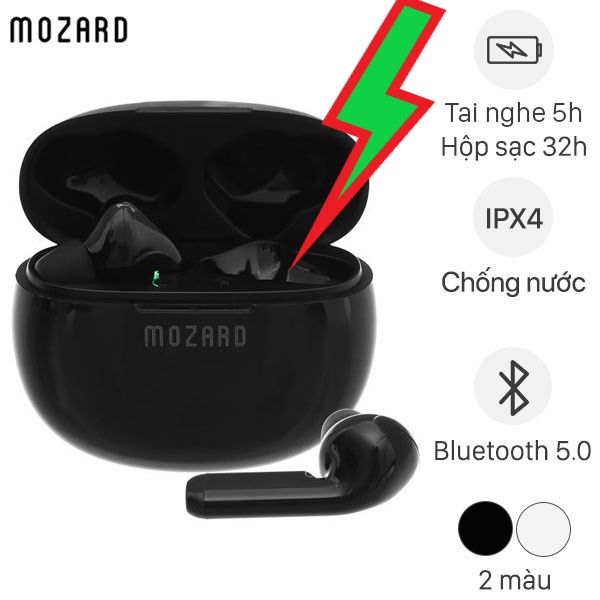 AT15 Tai nghe Bluetooth True Wireless Mozard