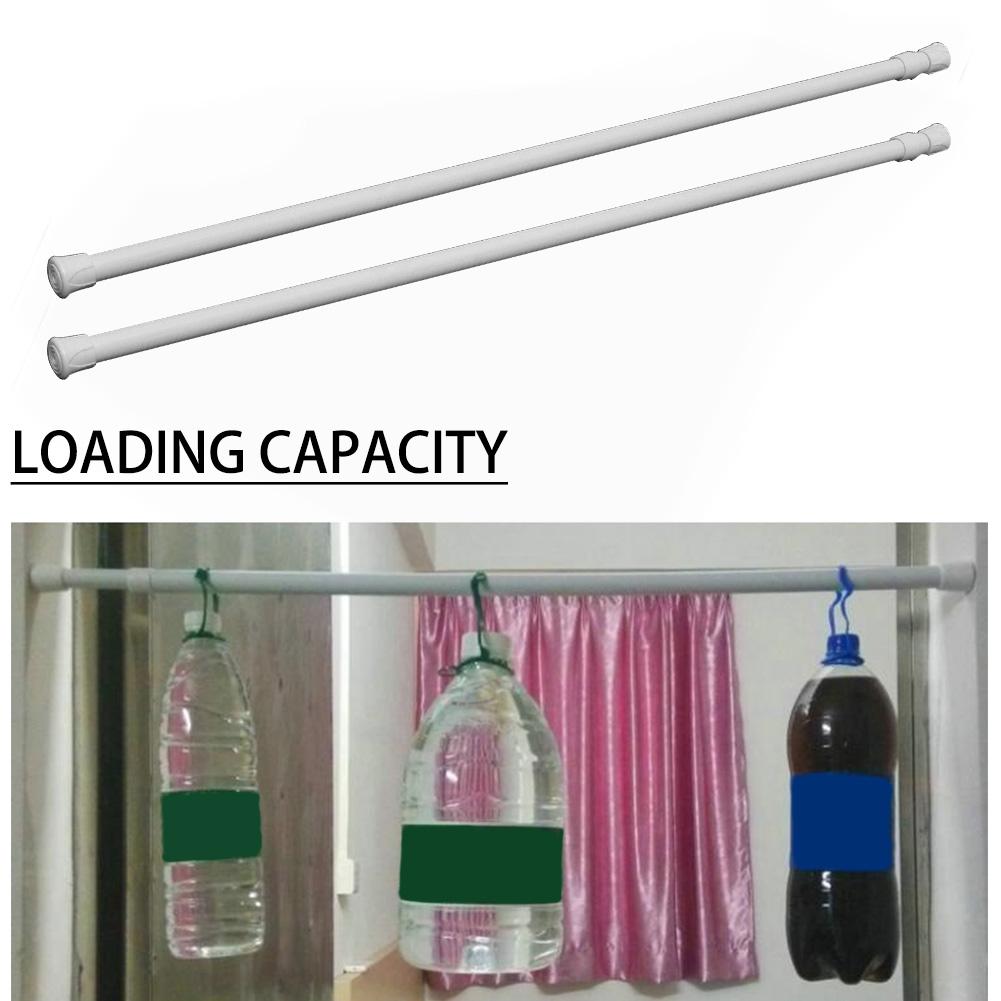 Cabinet Telescopic Pole Window Shower Closet Curtain Rail Pole