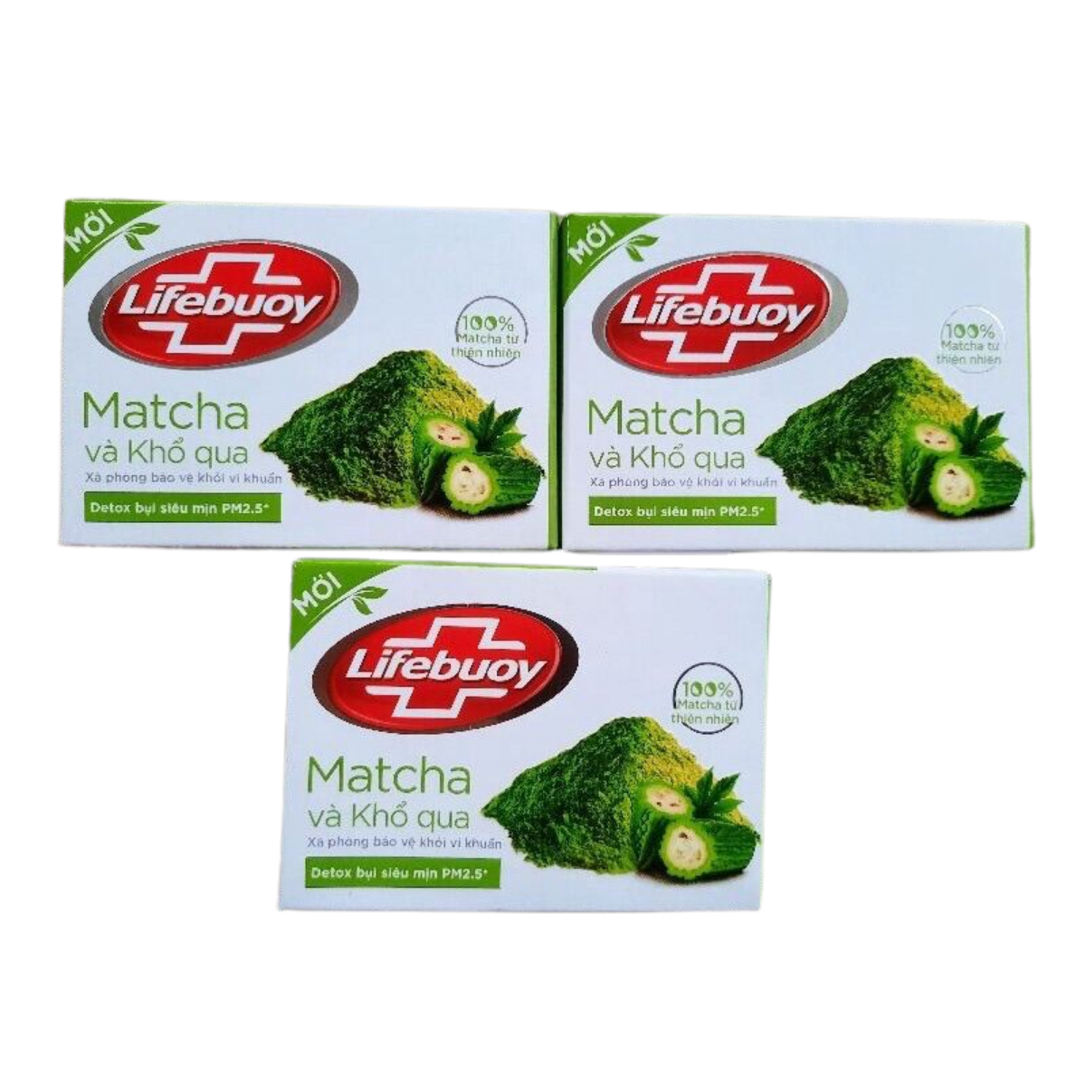 Xà Bông Cục Lifebuoy 90g Matcha & Khổ Qua Từ Thiên Nhiên Giúp Bảo Vệ Khỏi 99.9% Vi Khuẩn Gây Bệnh