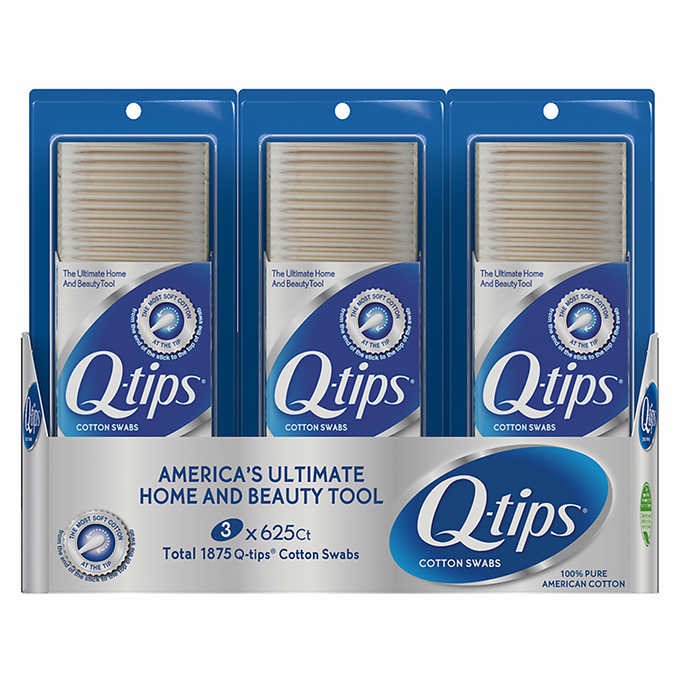 Tăm bông Q-Tips Cotton Swabs hộp 625 cây