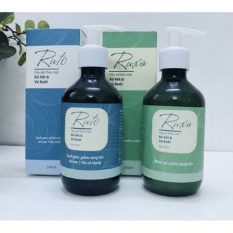 Combo Dầu Gội Xả Dầu Gội Thảo Dược Ruto-Ruxa Đem Lại Mái TóC Khỏe Mạnh Óng Mượt