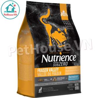 NUTRIENCE SUBZERO CAT - Túi 500G Thức Ăn Hạt Cho Mèo Vị Gà Tây & Cá Hồi Hàng Chính Hãng