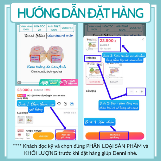 Công thức kem cốt tẩy bạch trắng da cho spa