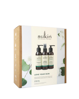 Bộ Sản Phẩm 3 Bước Chăm Sóc Da Toàn Diện Từ Thiên Nhiên Sukin Love Your Skin Pack