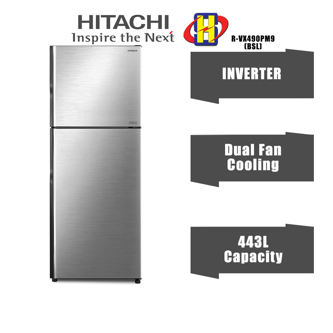 hitachi fridge 443l