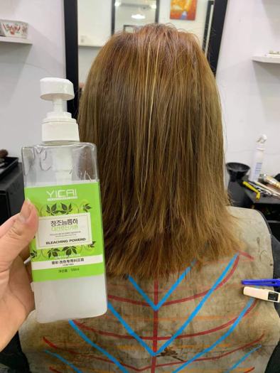 Bóc màu nhuộm oxy hóa , bóc đỏ , bóc đen ,tím , xanh không dùng oxi