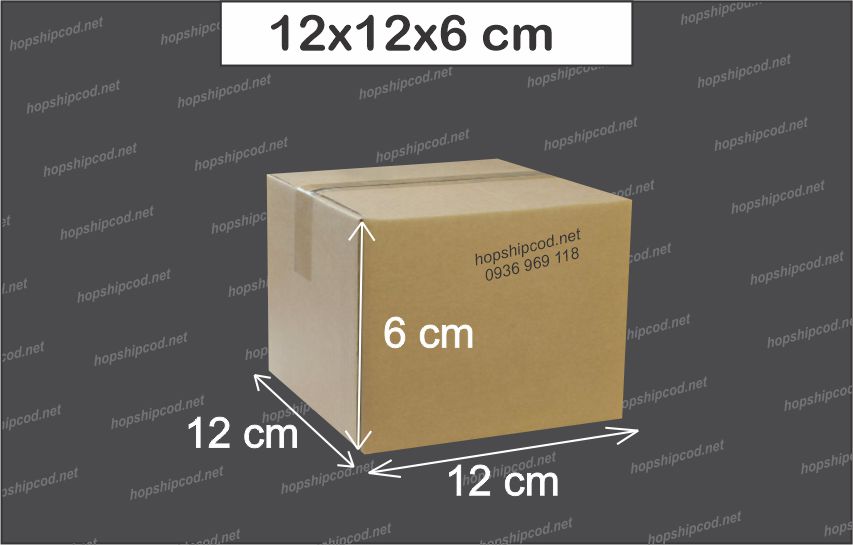 12x12x6 cm thùng carton đóng hàng
