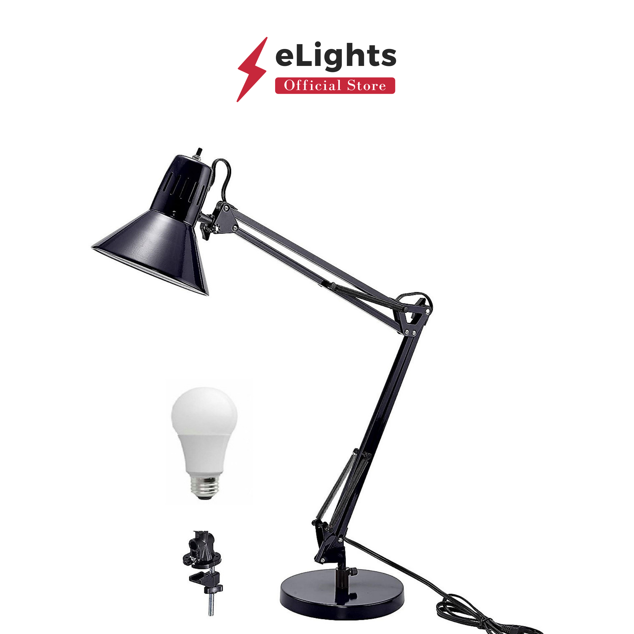 Đèn Pixar, Đèn Bàn Học Chống Cận Thị, Đèn Đọc Sách, Đèn Làm Việc Bảo Vệ Mắt MT03 - Hàng Chính Hãng eLights