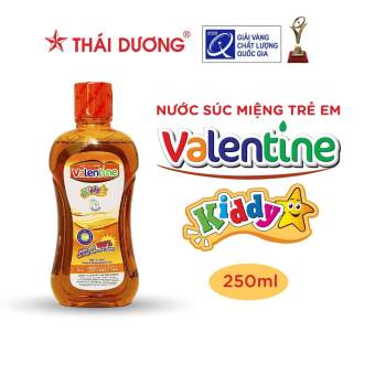 Sao Thái Dương_Nước súc miệng trẻ em Valentine Kiddy (Chai 250ml)